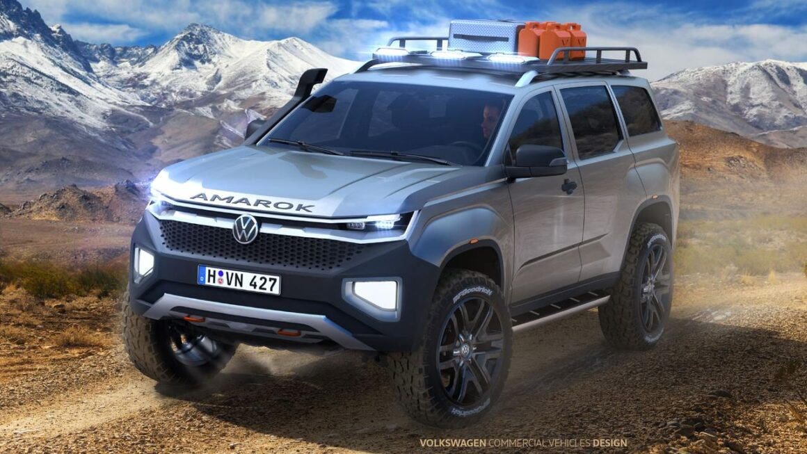 Volkswagen Amarok SUV render