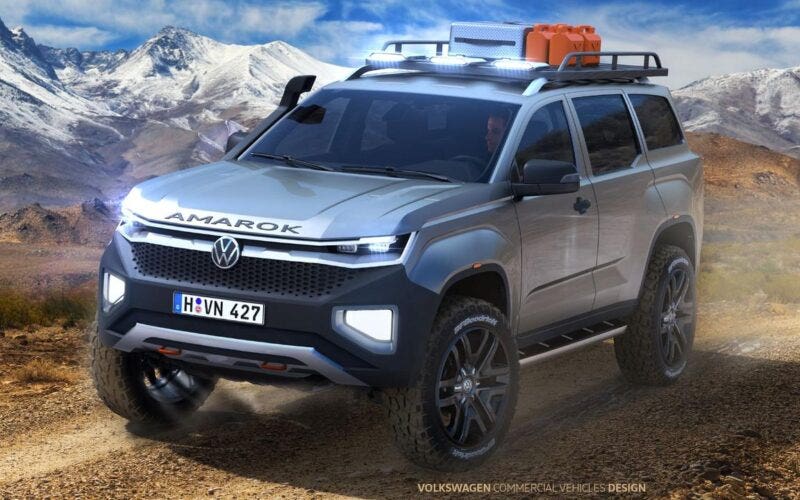 Volkswagen Amarok SUV render