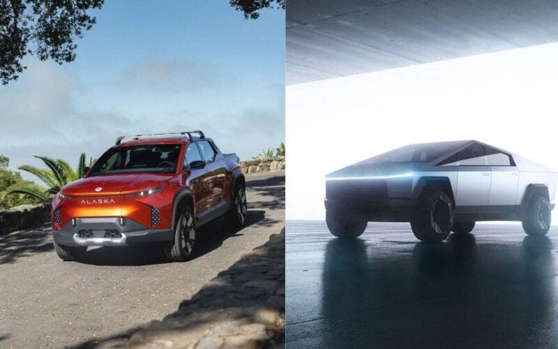 Fisker Kayak Tesla Cybertruck