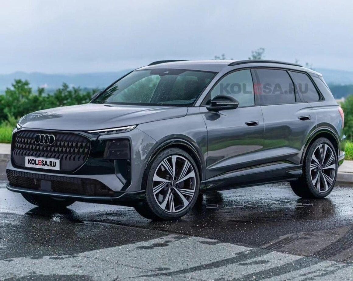 Audi Q9 2026 render Kolesa