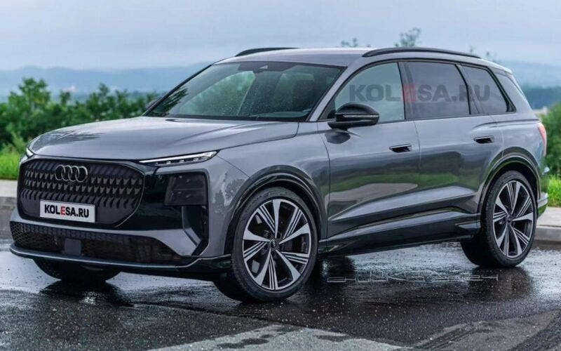 Audi Q9 2026 render Kolesa