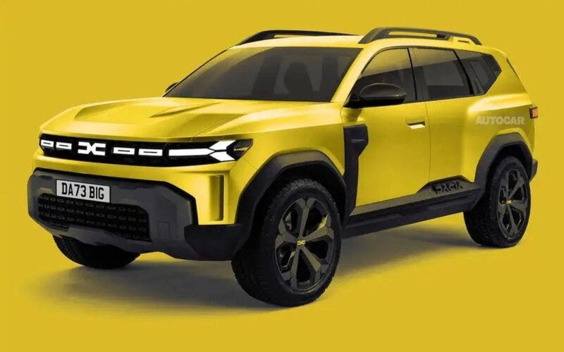 Dacia Bigster render