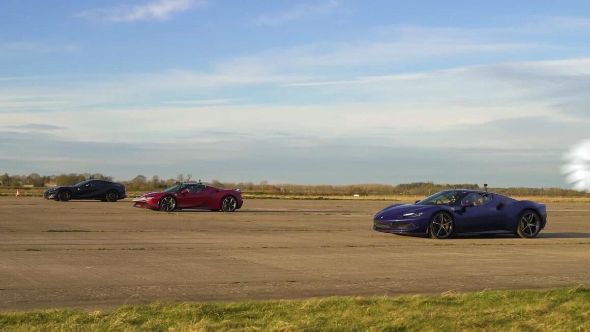 Ferrari SF90 vs 296 GTB vs 812 Superfast