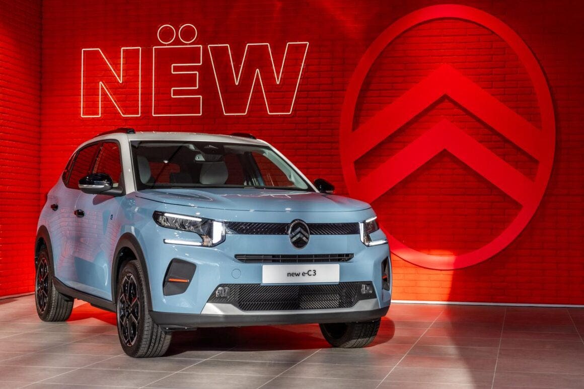 Nuova Citroën e-C3 Italia