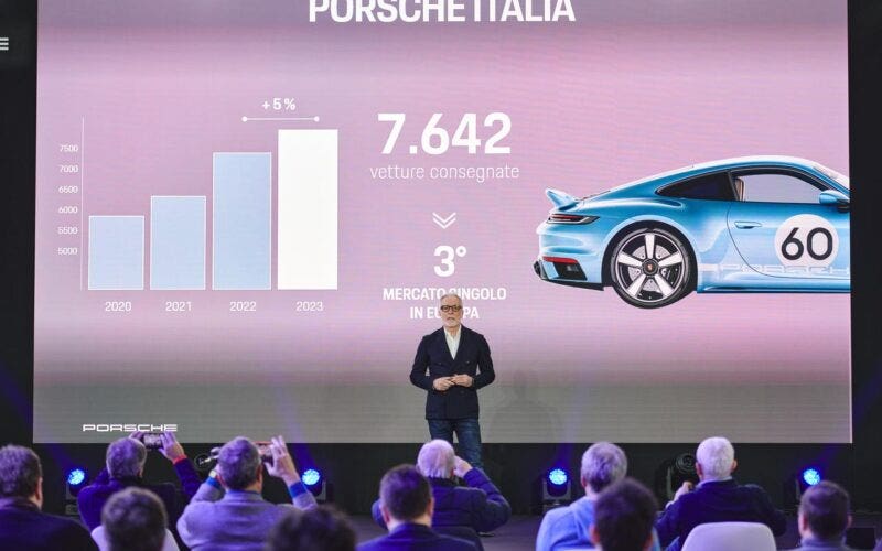 Porsche Italia vendite 2023
