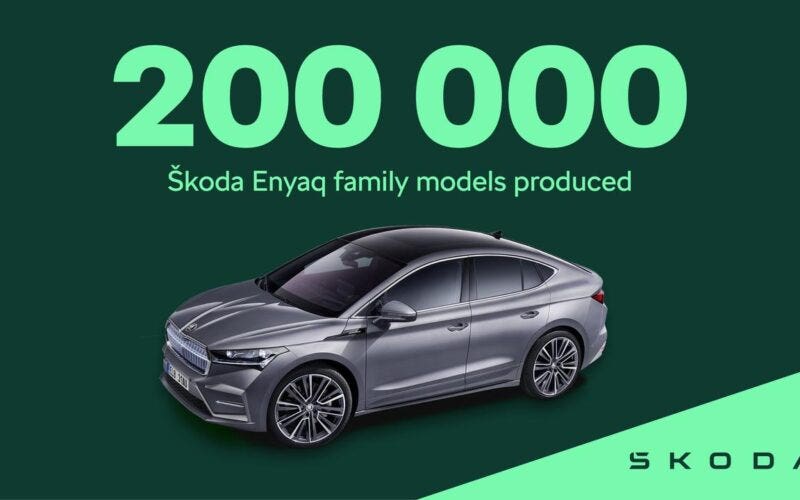 Skoda Enyaq traguardo produzione