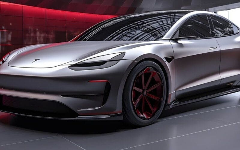 Tesla Model Y 2024 render