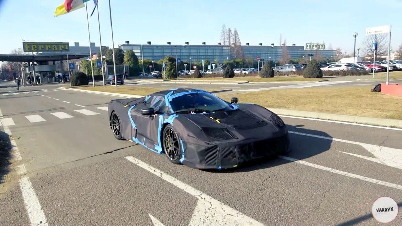 Ferrari F250 test su strada