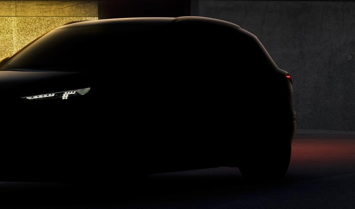 Audi Q6 e-tron 2025 teaser
