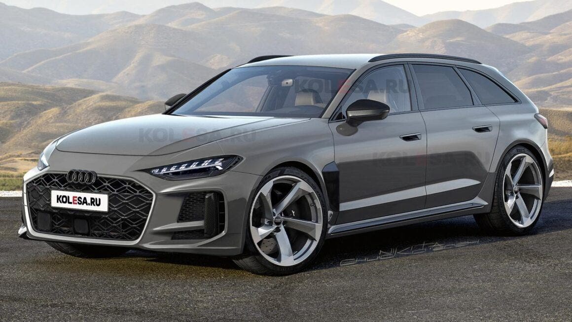 Audi RS 5 Avant render Kolesa