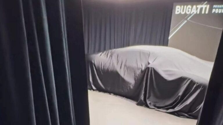 Bugatti: Mate Rimac svela la prima immagine della futura Hypercar