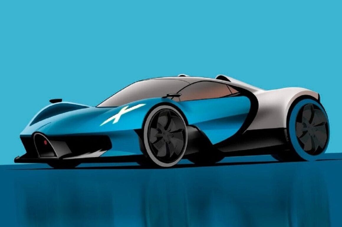 Bugatti Chiron render