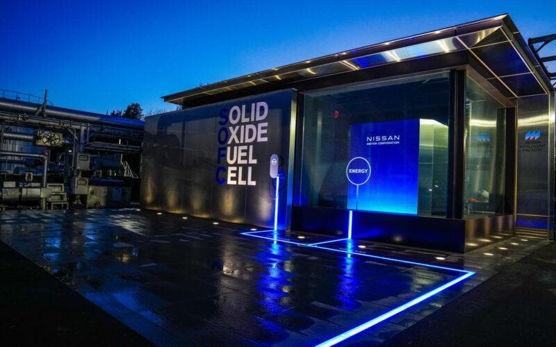 Nissan sistema di generazione di energia bioetanolo