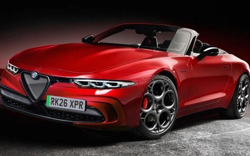 Alfa Romeo Duetto Spider render