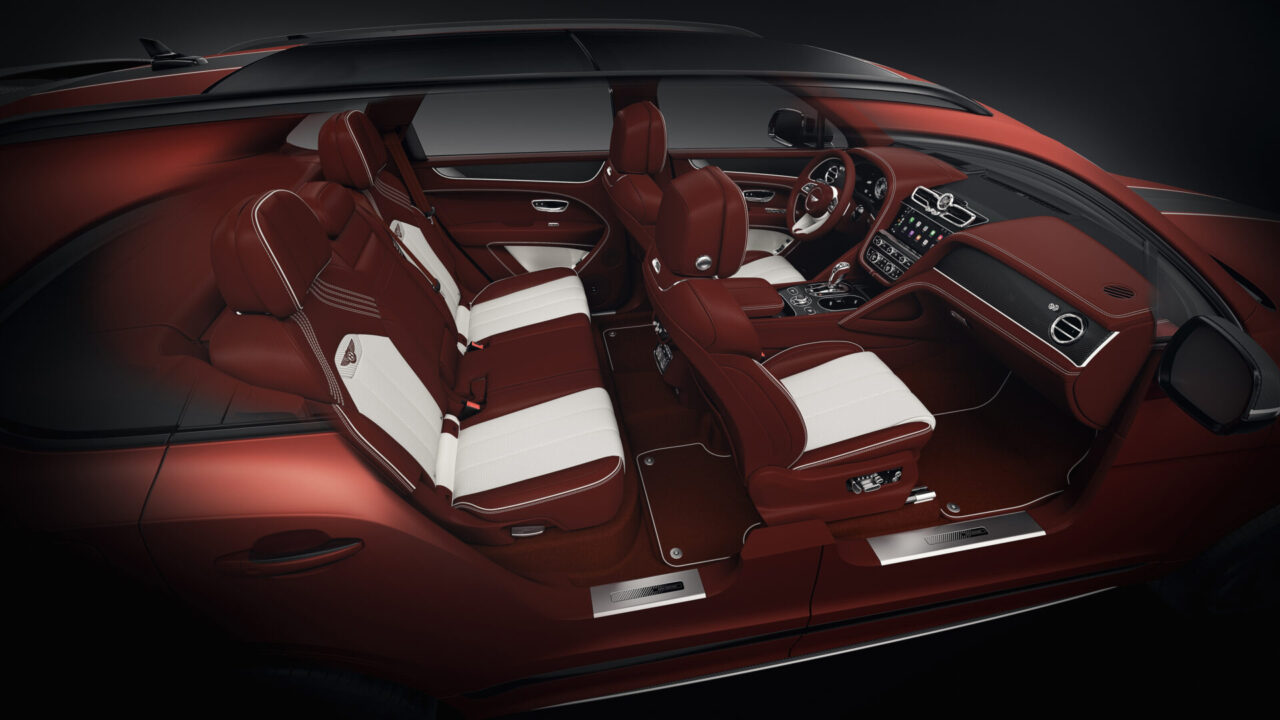 Bentley Bentayga Apex Edition dentro