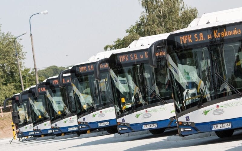 Bus elettrici Cracovia