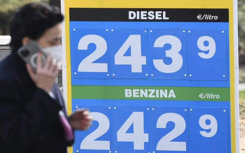 prezzi benzina