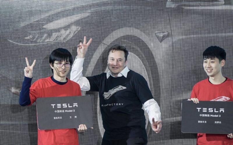 tesla cina
