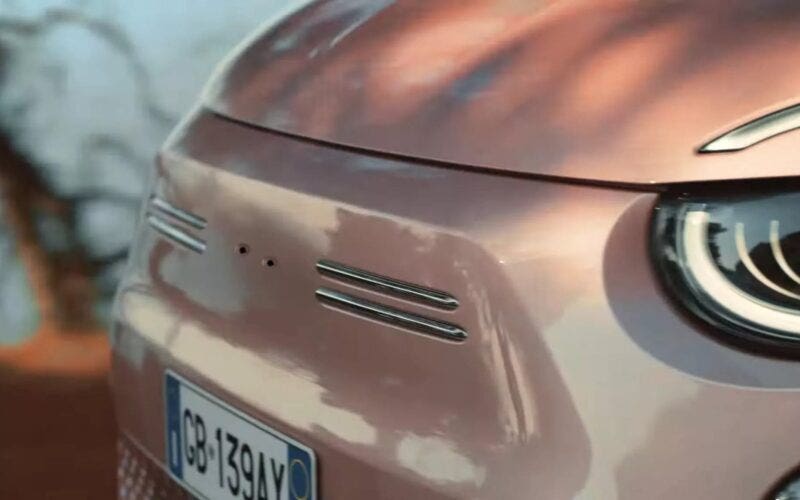Fiat 500e No Logo spot
