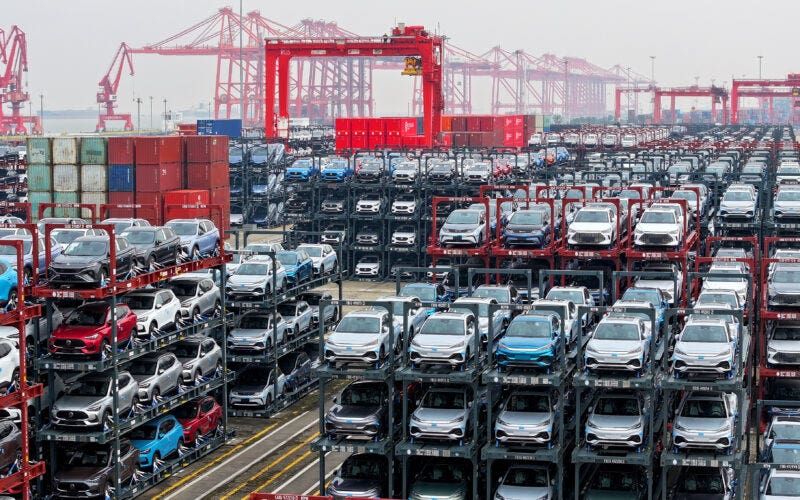 Record pauroso di auto elettriche e ibride plug-in prodotte in Cina nel 2024