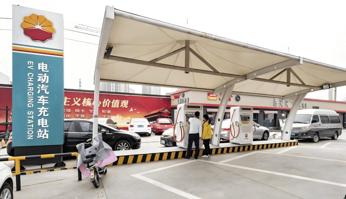 Stazioni di ricarica per auto elettriche in Cina 2