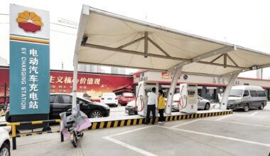Stazioni di ricarica per auto elettriche in Cina 2
