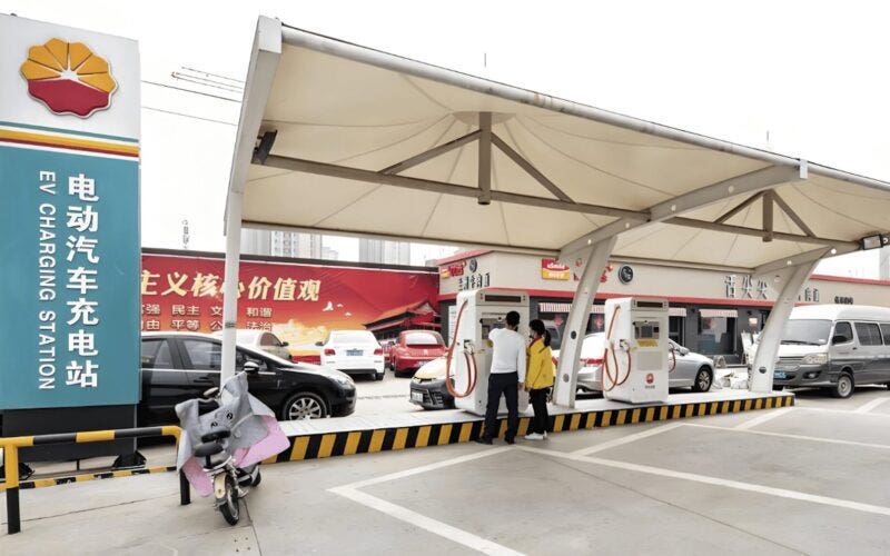 Stazioni di ricarica per auto elettriche in Cina 2