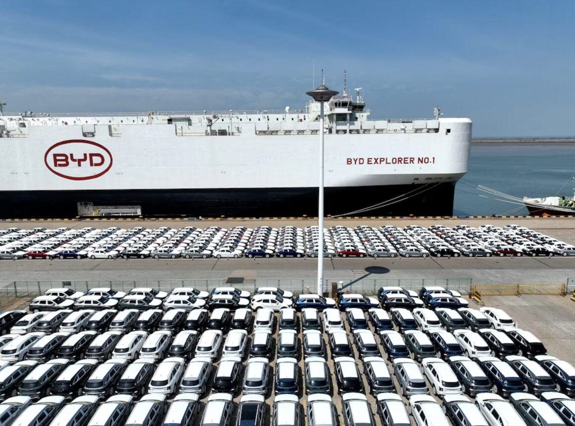 export cina byd