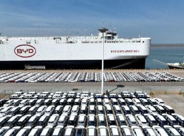 export cina byd