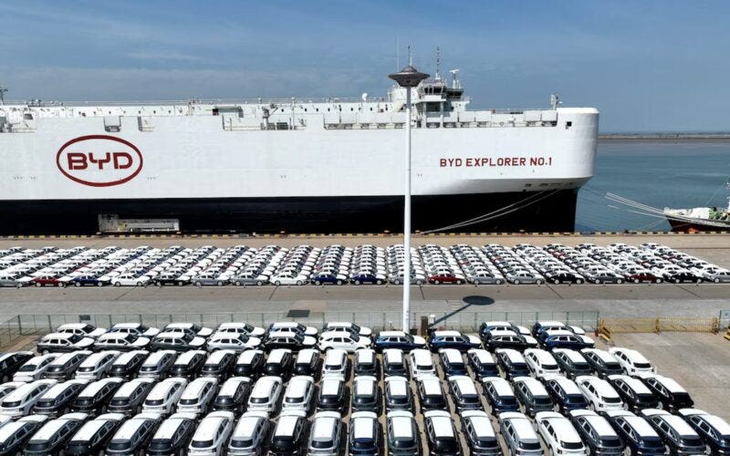 export cina byd