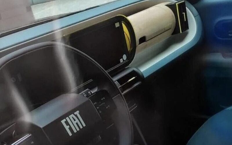 fiat grande panda dentro