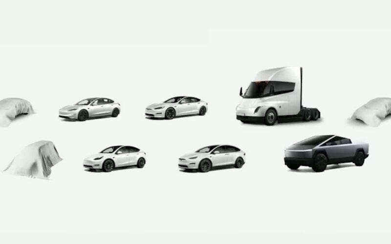 tesla slide 2025