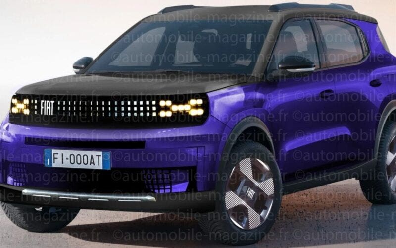 Fiat Multipla 2025 render