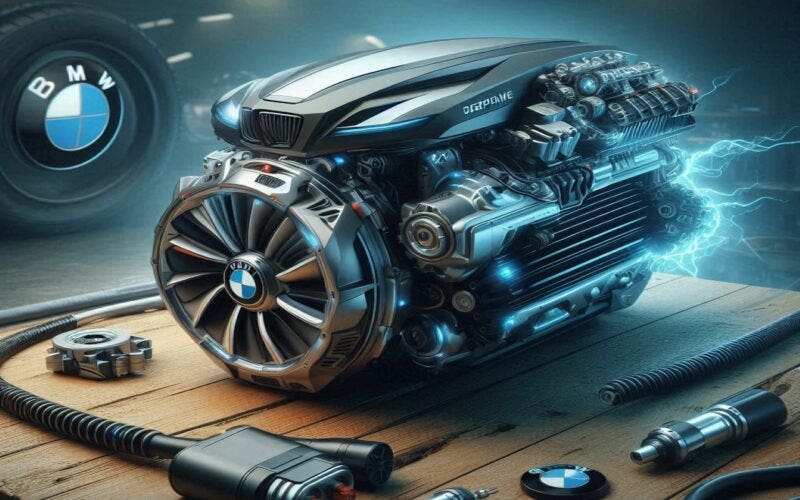 BMW Deepdrive motore elettrico dual