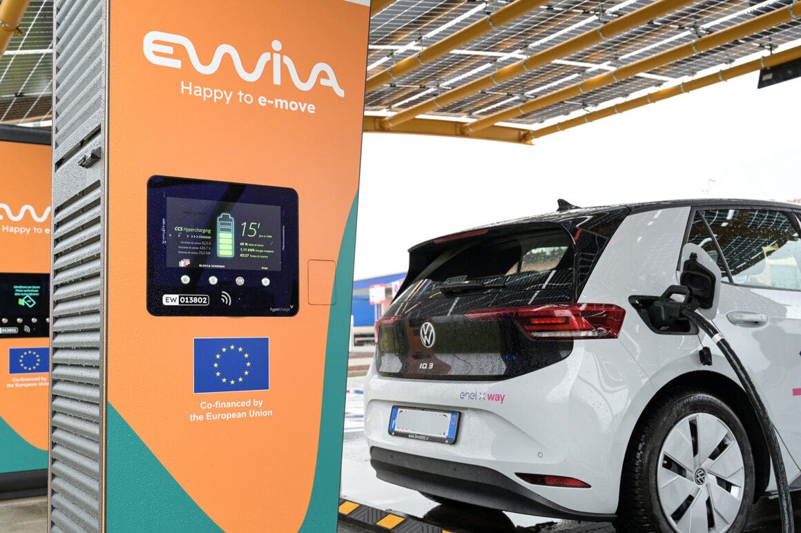 Colonnine di ricarica dell’auto elettrica in Italia 2