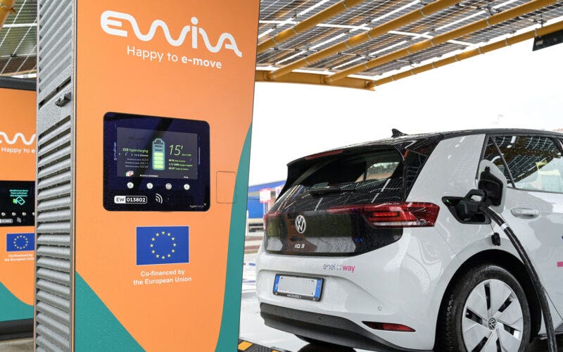 Colonnine di ricarica dell’auto elettrica in Italia 2