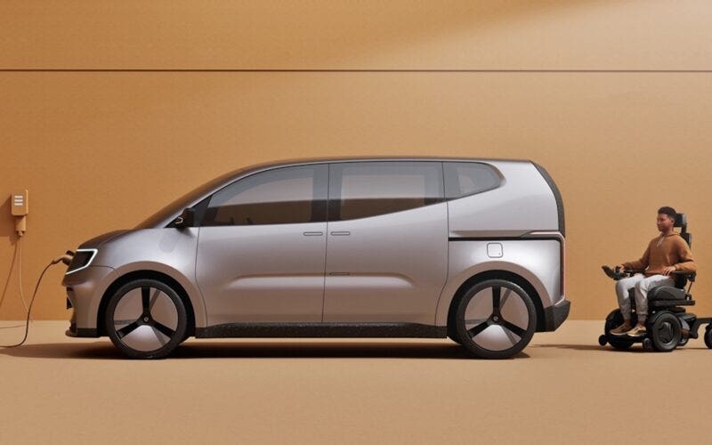 auto elettrica non può lasciare indietro gli utenti su sedie a rotelle 1