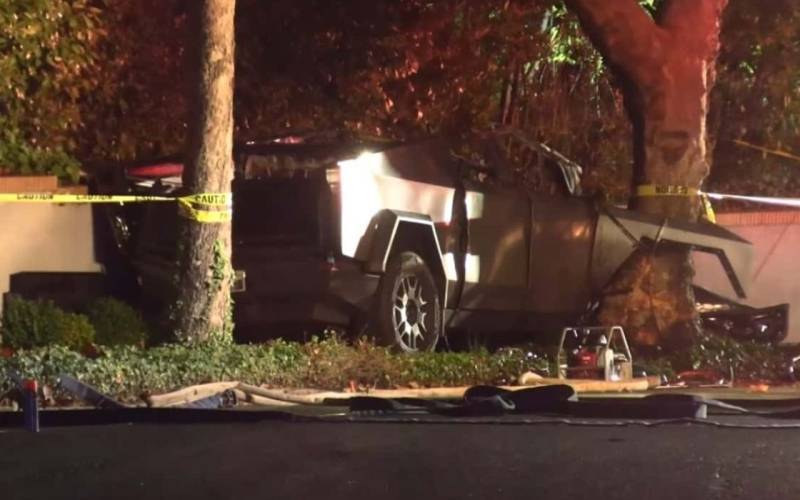 Tesla Cybertruck incidente