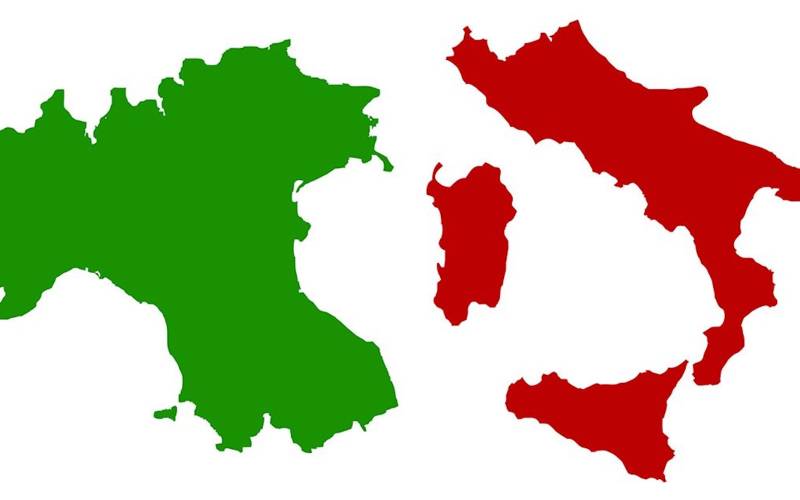 L’auto spacca l’Italia in due