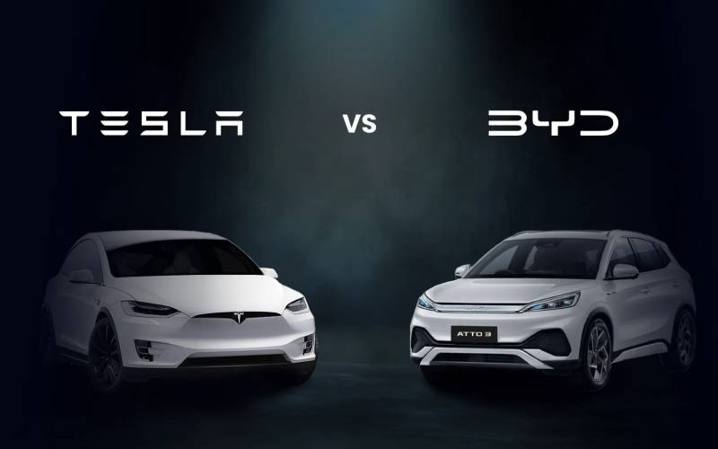 byd vs tesla