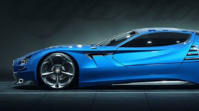 Alfa Romeo Montreal, rendering serafini