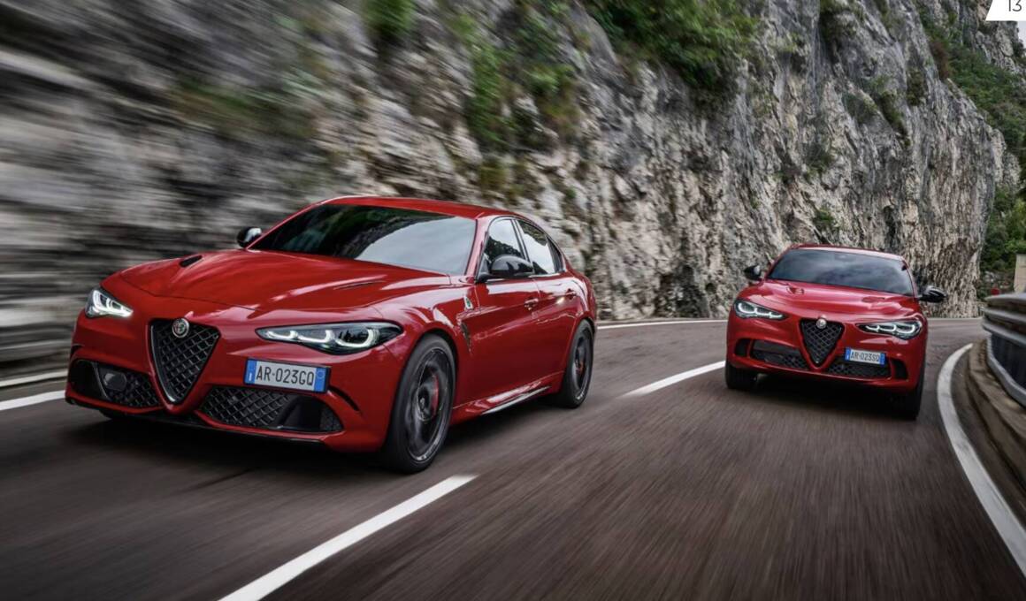 Niente Alfa Romeo Giulia e Stelvio benzina