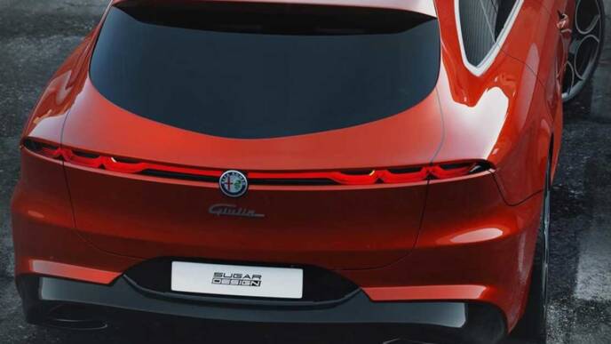 alfa romeo giulia rendering