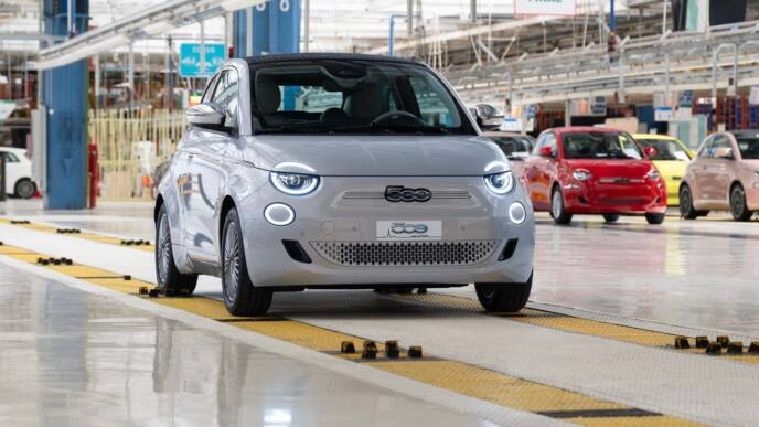 mirafiori, fiat 500 ibrida