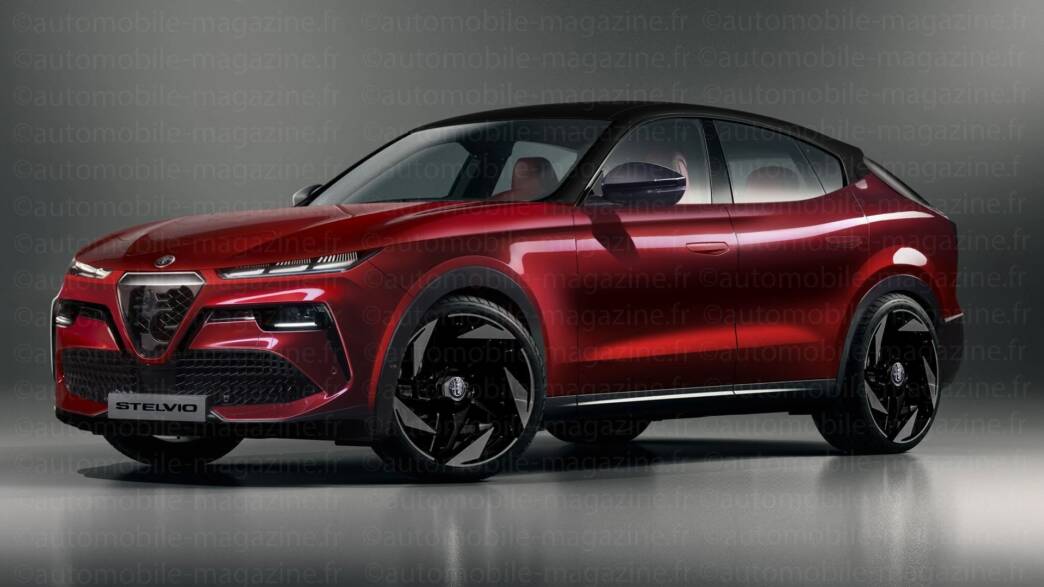 Alfa Romeo Stelvio render 2025