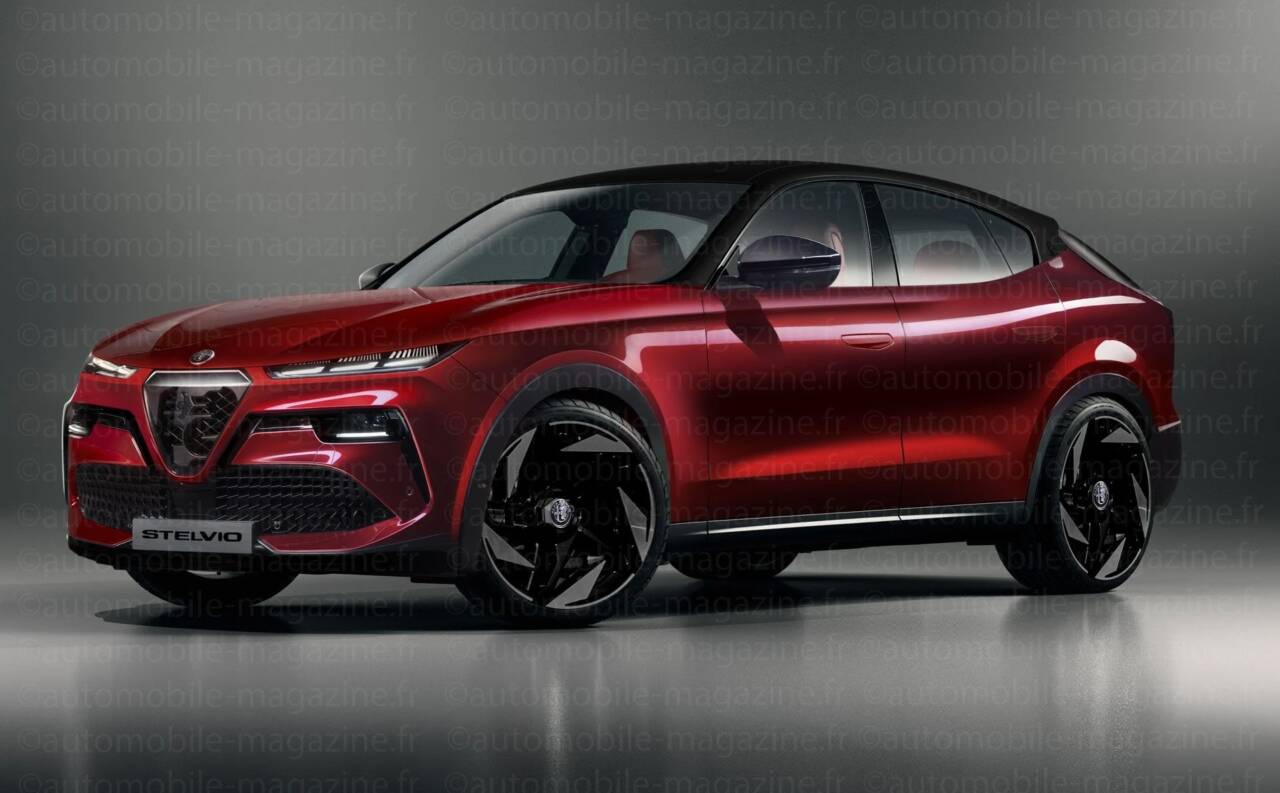 Alfa Romeo Stelvio render 2025