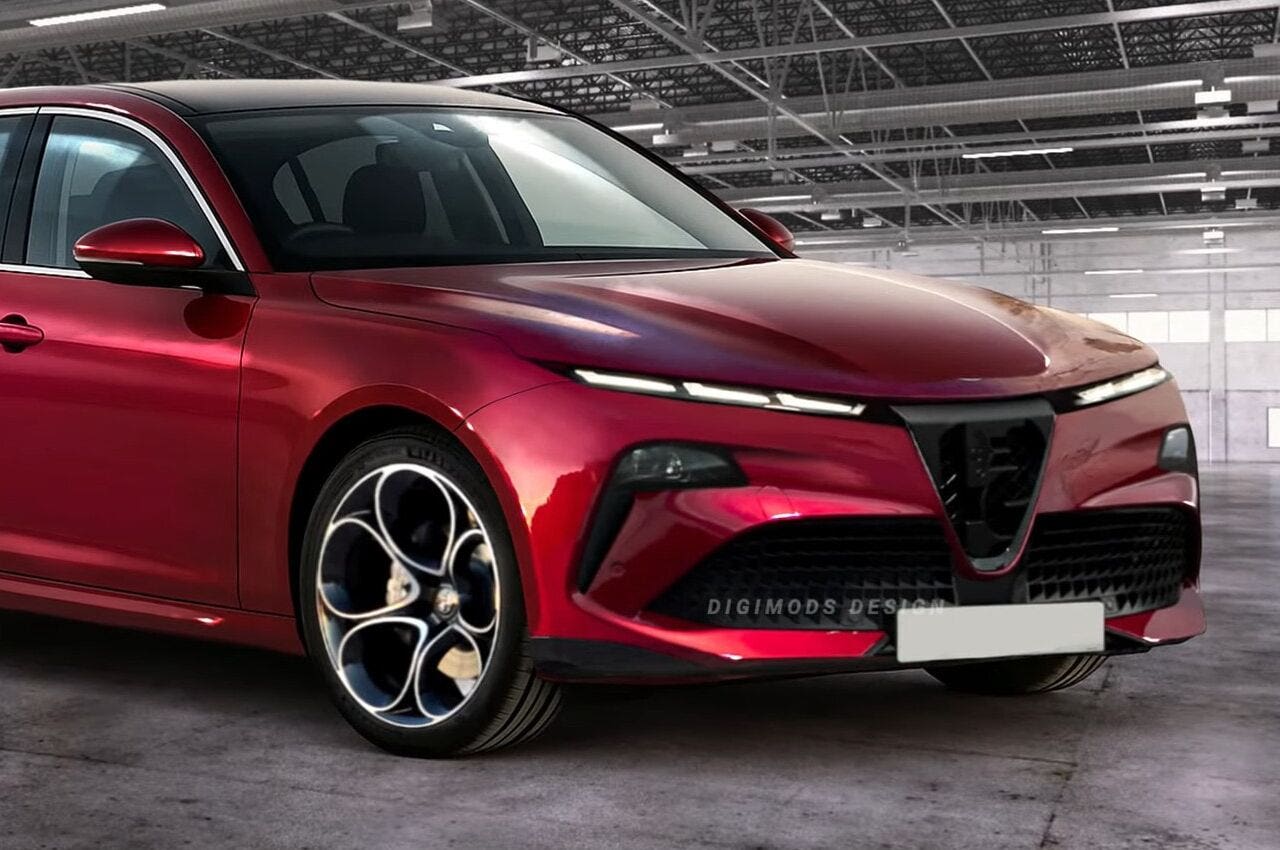 Alfa Romeo Giulia rendering Dimas Ramadhan