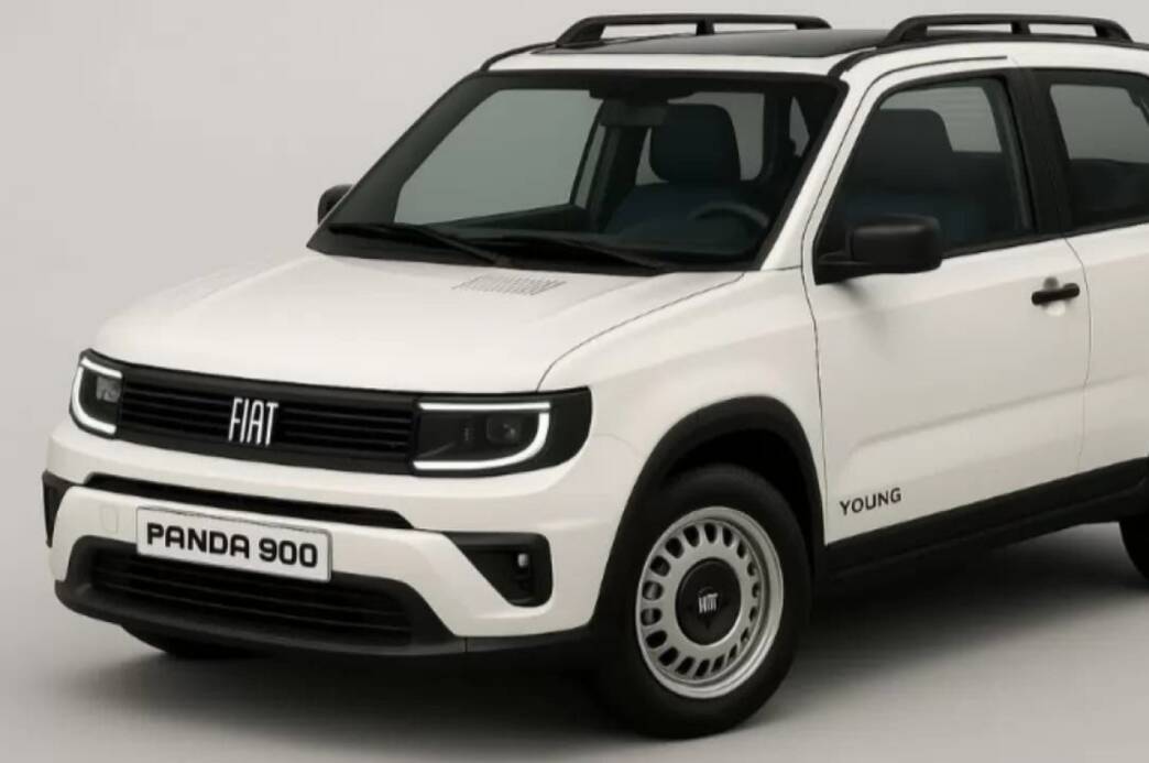 Fiat Panda Young render