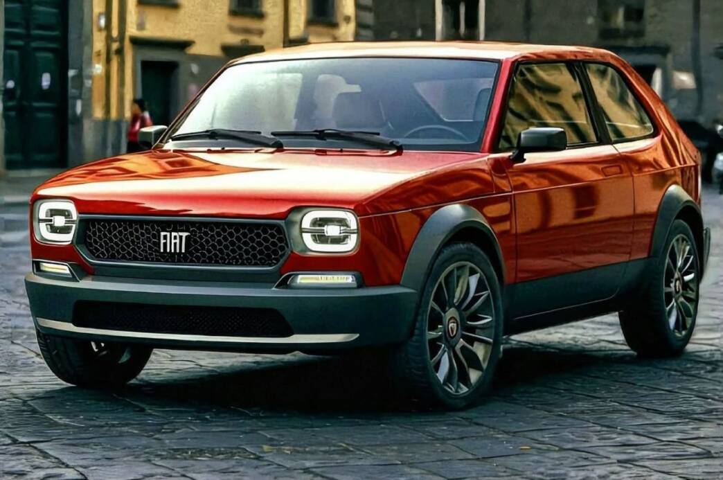 Fiat 127 - rendering simolude