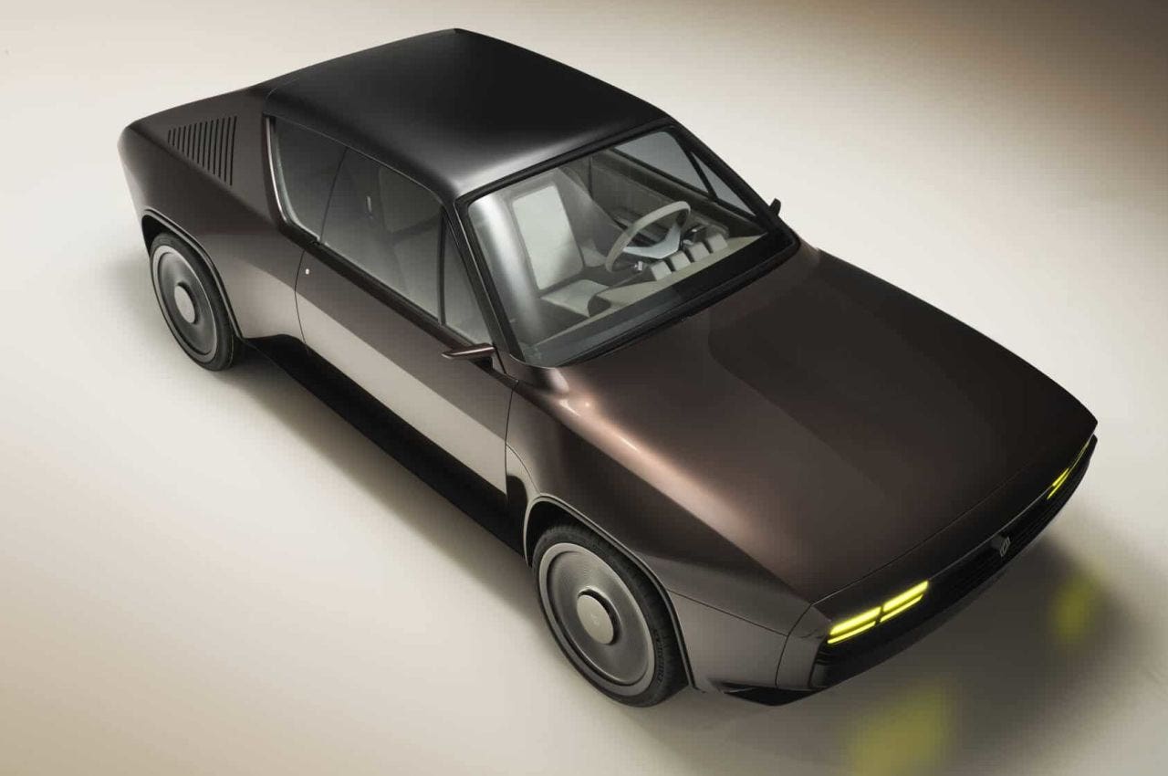 Renault R17 electric restomod